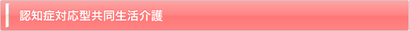 認知症対応型共同生活介護